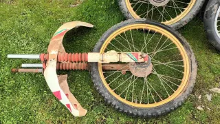 Llantas Doradas Akront 21 y 18 horquilla