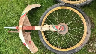 Llantas Doradas Akront 21 y 18 horquilla