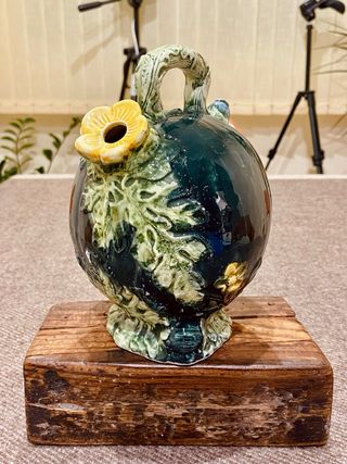 Botijo decorativo vintage de cerámica – Manises