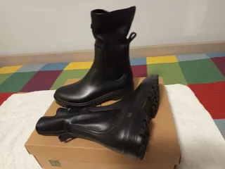Botas de agua Unisa negras