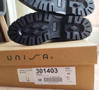 Botas de agua Unisa negras