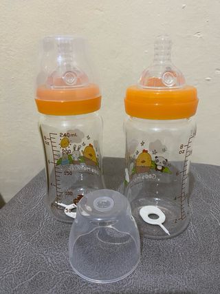 Pack 2 Biberones Cristal SIN USAR