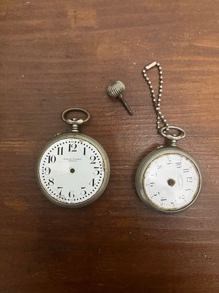 Lote 2 relojes bolsillo Roskopf y Rafael Torner