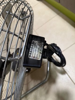 Ventilador Orbegozo potente metal
