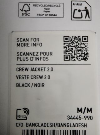 Chaqueta Helly Hansen 2.0 Talla M Nueva