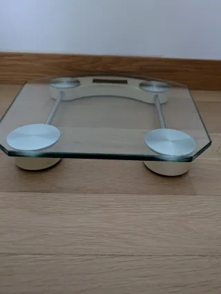 Báscula digital de cristal