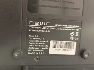 TV Nevir 16 12/220v