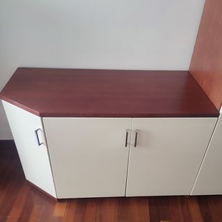 Mueble TV tipo BESTA marrón/beige de 115 cm