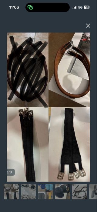 Pack:Cinchas, bocados, sudaderos, salvacruz,cascos