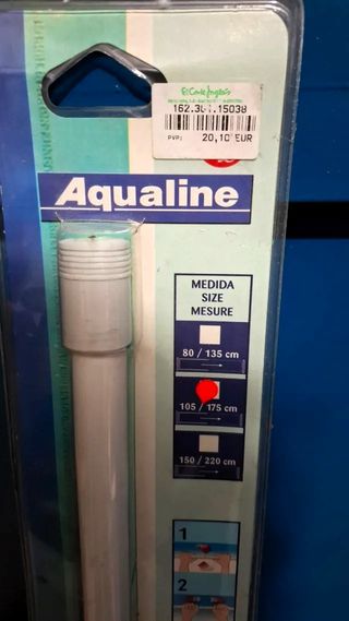 Barra extensible AQUALINE para cortina de baño