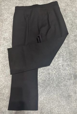 Pantalón ZARA pata ancha elástico negro