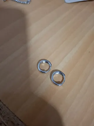 Pendientes de plata aro de ley 925