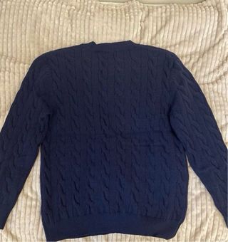 Jersey Polo Ralph Lauren Azul Cable Knit
