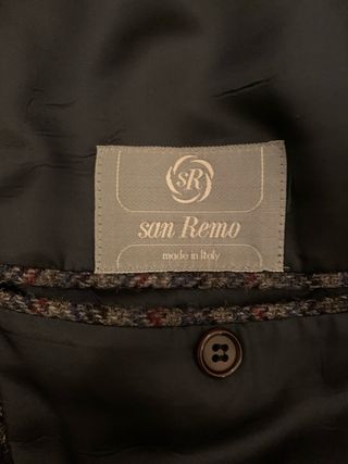 Blazer Uomo Vintage a Quadri Sanremo #size52