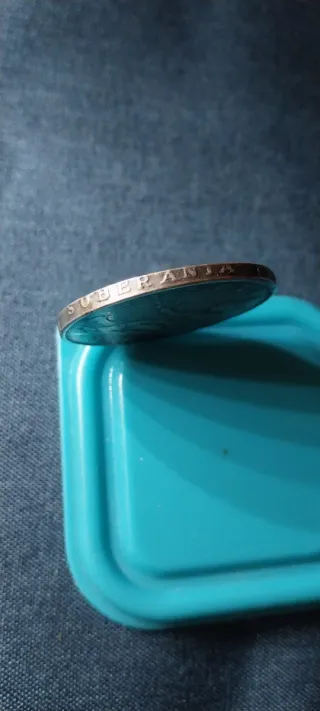 Moneda Plata España 1870 (5 Pesetas)