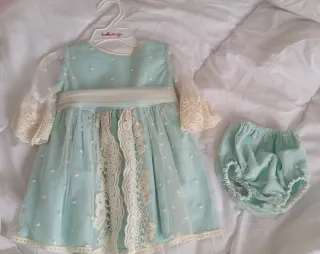 Vestido verde menta Laormiga T2