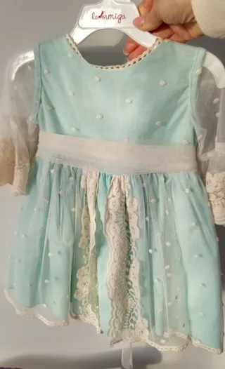 Vestido verde menta Laormiga T2