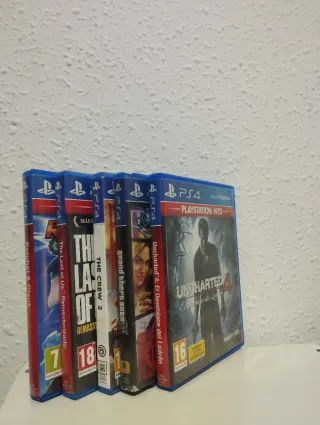 Lote de 5 juego de ps4