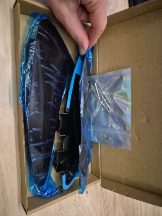 Deflectores Traseros Mercedes CLA Negro brillo