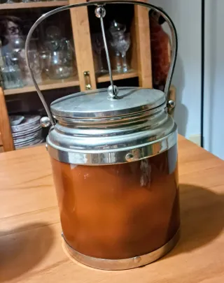 Jarra y cubitera vintage