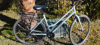 Bicicleta de paseo trekking ciudad y caminos