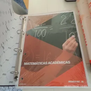 Libros Máster prueba de acceso grado superior 2026