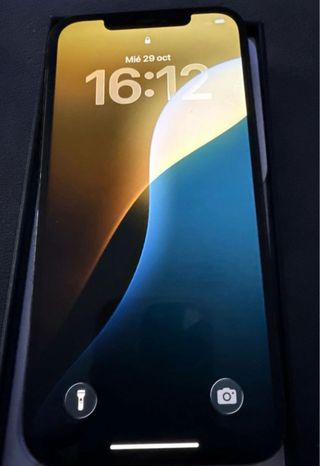 iPhone 12 Pro Max 128GB Pacific Blue con dos funda