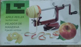 Pelador de Manzana con Base de Succión