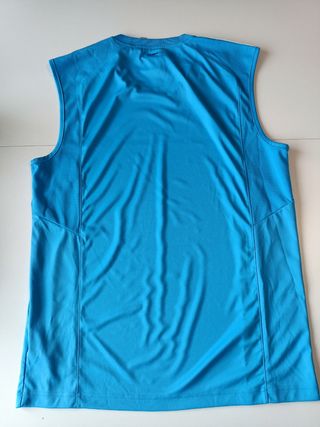 Camiseta sin mangas Adidas azul
