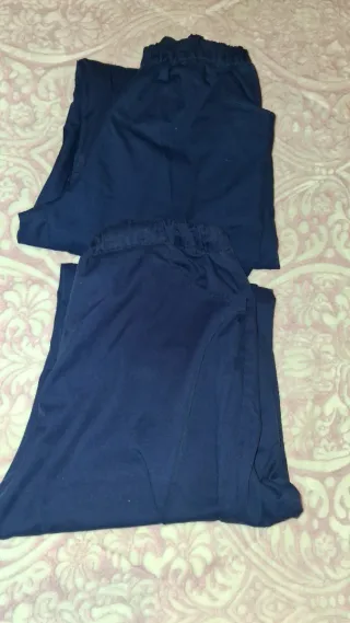 2 Pantalones de Trabajo Azul Como nuevos de trabaj
