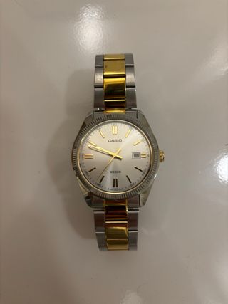 Reloj Casio MTP-1302 PSG Dorado/Plateado