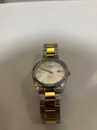 Reloj Casio MTP-1302 PSG Dorado/Plateado