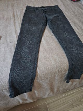 Pantalón IKKS DENIM mujer estampado