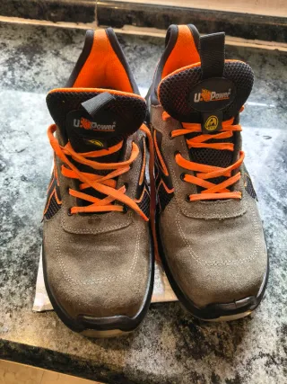 Zapatilla seguridad U Power T46 gris/naranja