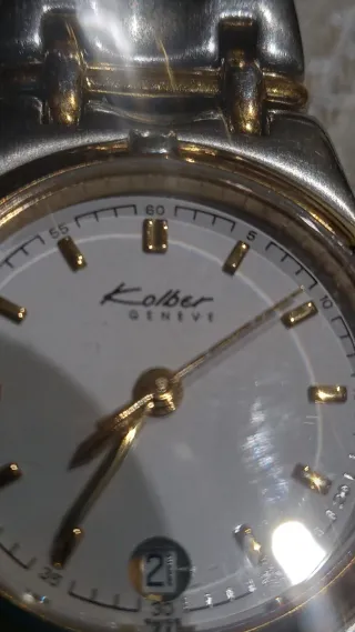 Reloj Kolver Suizo Oro y Plata