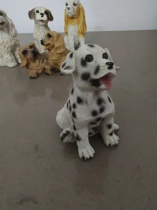 Lotto 7 statuette cagnolini vintage