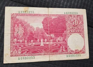 Billete 50 Pesetas Banco de España 1951