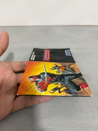 Manual Shinobi III Mega Drive