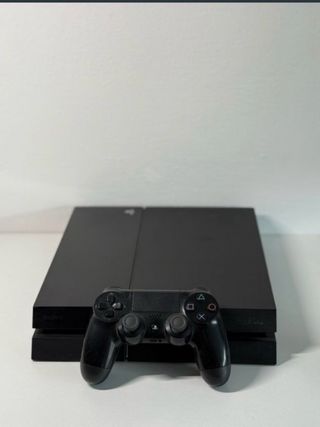 PS4 (PlayStation 4) Negra + 1 mando +juegos