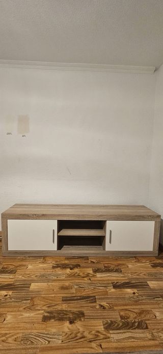 URGE - Mueble TV madera y blanco
