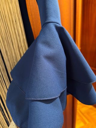 Vestido Flamenco Azul con Flecos