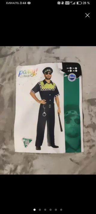 Disfraz Policía Adulto Talla Única