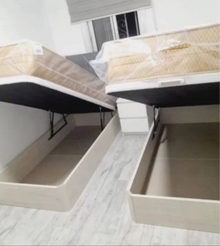 Canapé y colchón individual