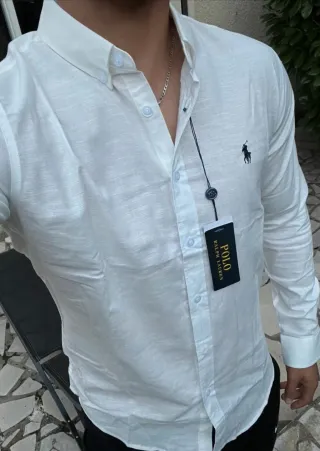 Camisa Polo Ralph Lauren Branca