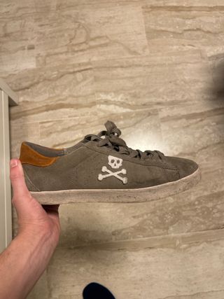 Zapatillas Scalpers Grises y Marrones