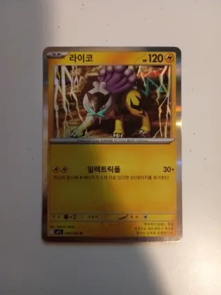 Carta Pokémon Raikou 030/063