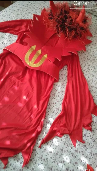 Disfraz Demonia Rojo