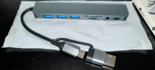 Adaptador USB-C 8 en 1