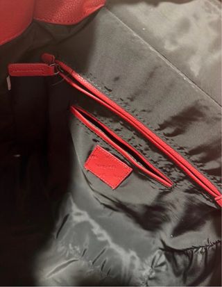 Bolso shopper Desigual rojo grande logo