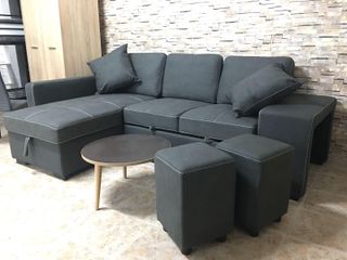 Sofá Cama Chaise Longue Stacy – Grande y con Almacenamiento